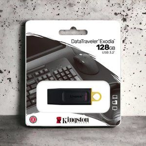 Kingston 128GB Data Traveler Exodia USB Flash Drive USB 3.2